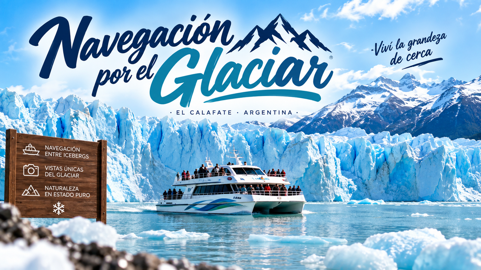 🚢 Navegação no Glaciar Perito Moreno